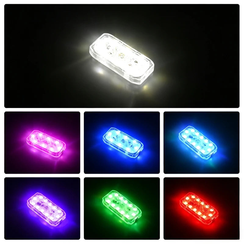 7colors Touch Control Footwell Ambient USB Rechargeable Sensor