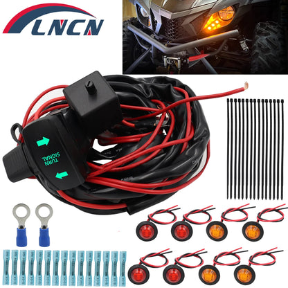 Utv Turn Signal Kit ATV Street Legal Rocker Switch