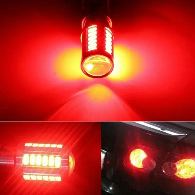 2PCS T25 3157 Brake P27 7W S25 Tailight Stop
