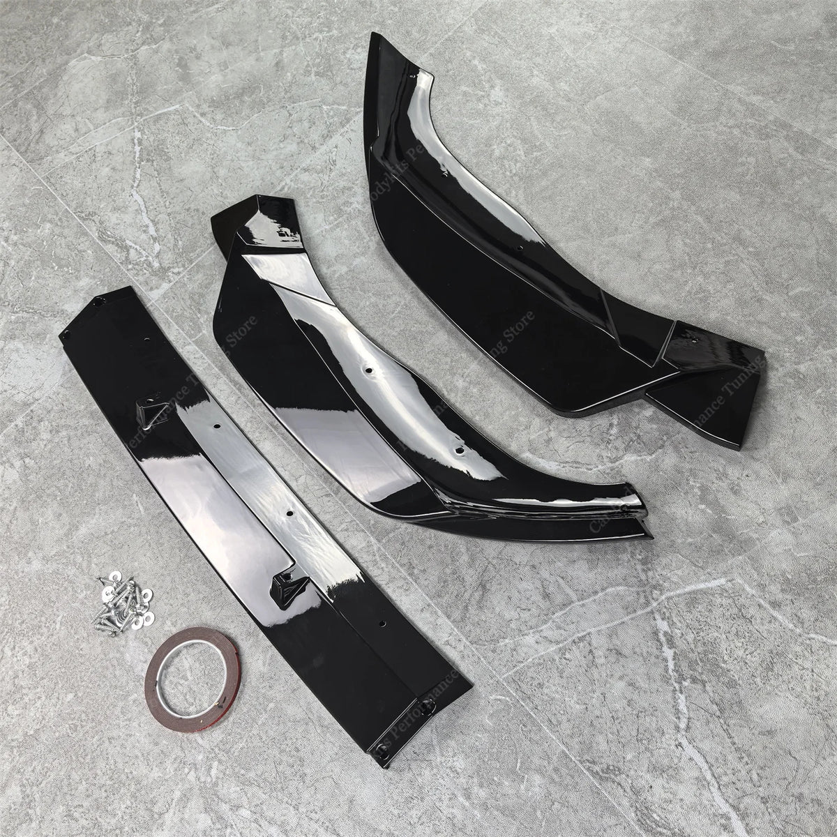 For BMW X3 G01 X4 G02 Lci 3PCS Front Bumper Splitter Lip Spoiler