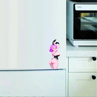 DM22 Anime Sticker Rabbit Ear Windows Refrigerator Trunk Laptop