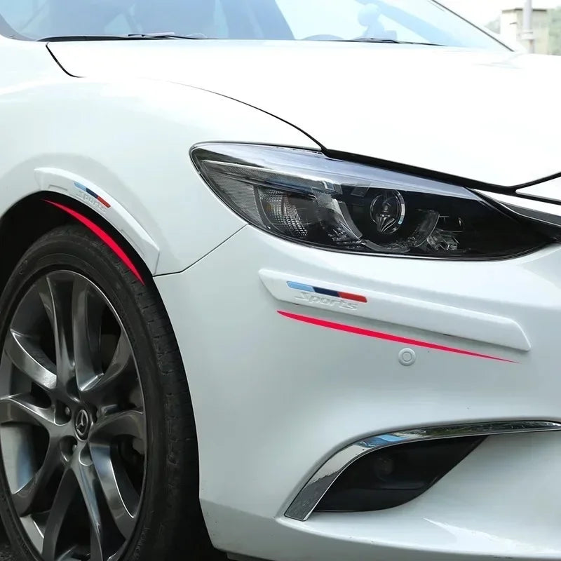 Front Rear Bumper Protector Corner Guard Scratch Strip Sticker
