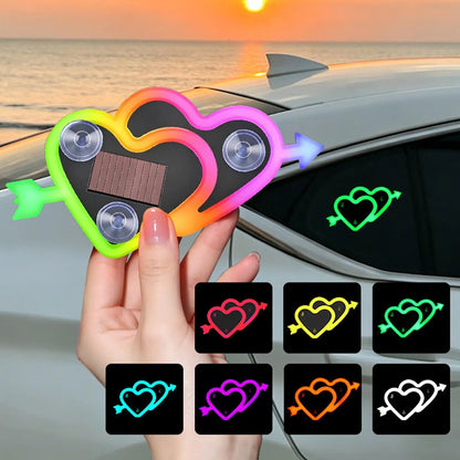 For Rv Sedan Ambient Lighting Kit Rechargeable Heart Suction Cup