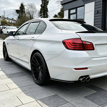 For BMW F10 520I 520D 530I Gloss Black Mp Side Skirts Extension