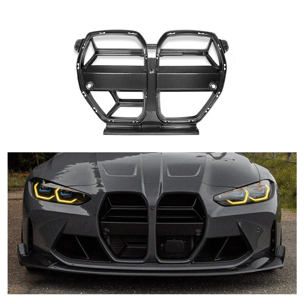 For BMW M3 M4 2021-2024 G80 G82 Genuine Dry Carbon Fiber