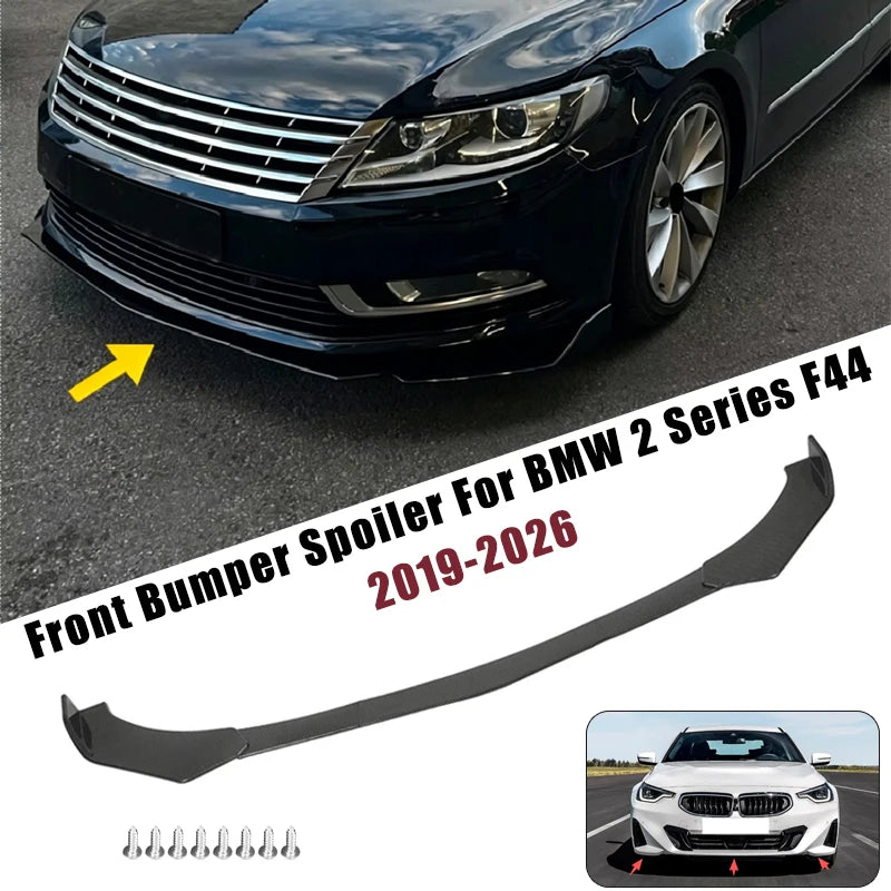 For BMW 2 Series F44 2019-2026 Sport Front Bumper Splitter