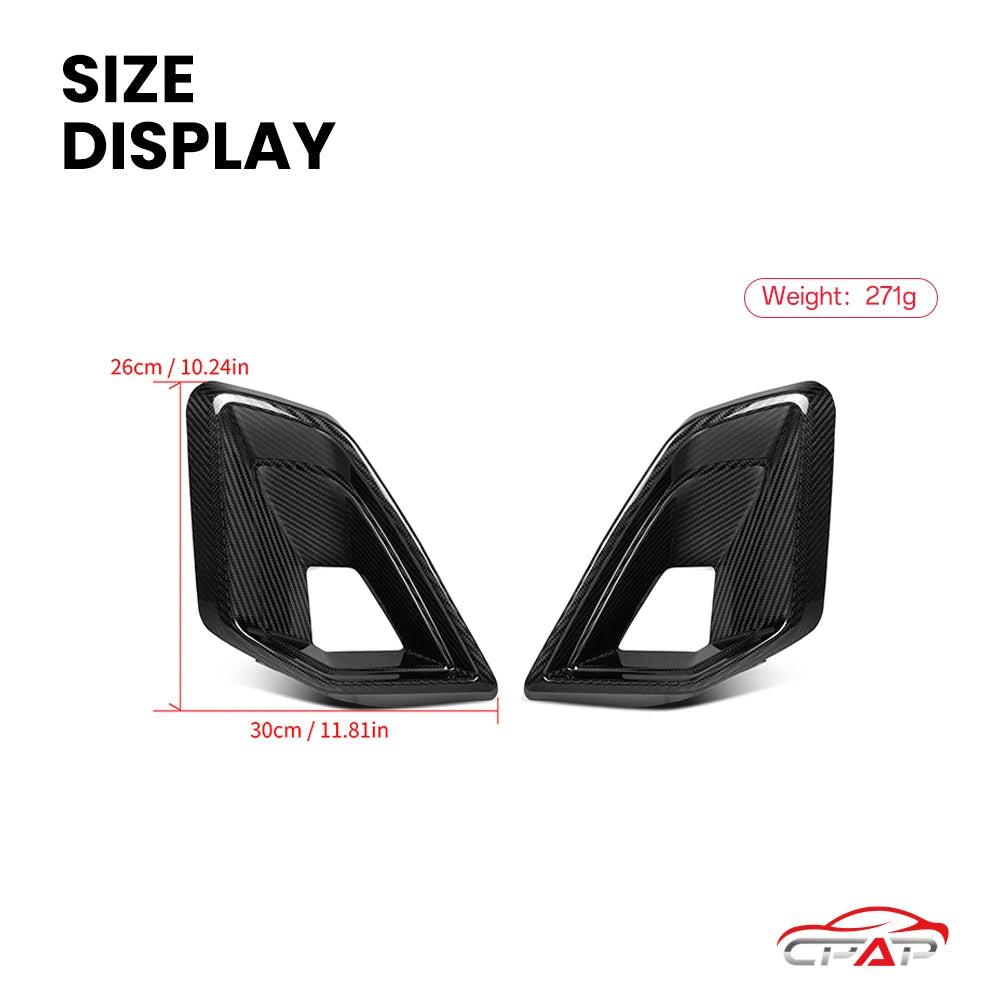 For BMW X5 Series G05 Lci Real Dry Carbon Fiber Front Air Duct