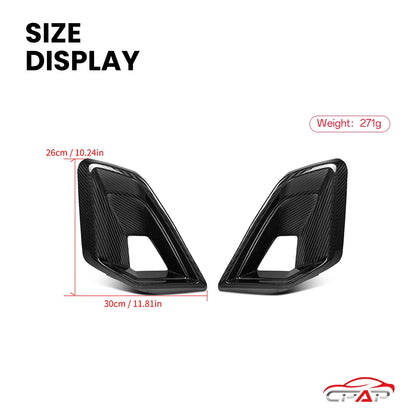 For BMW X5 Series G05 Lci Real Dry Carbon Fiber Front Air Duct