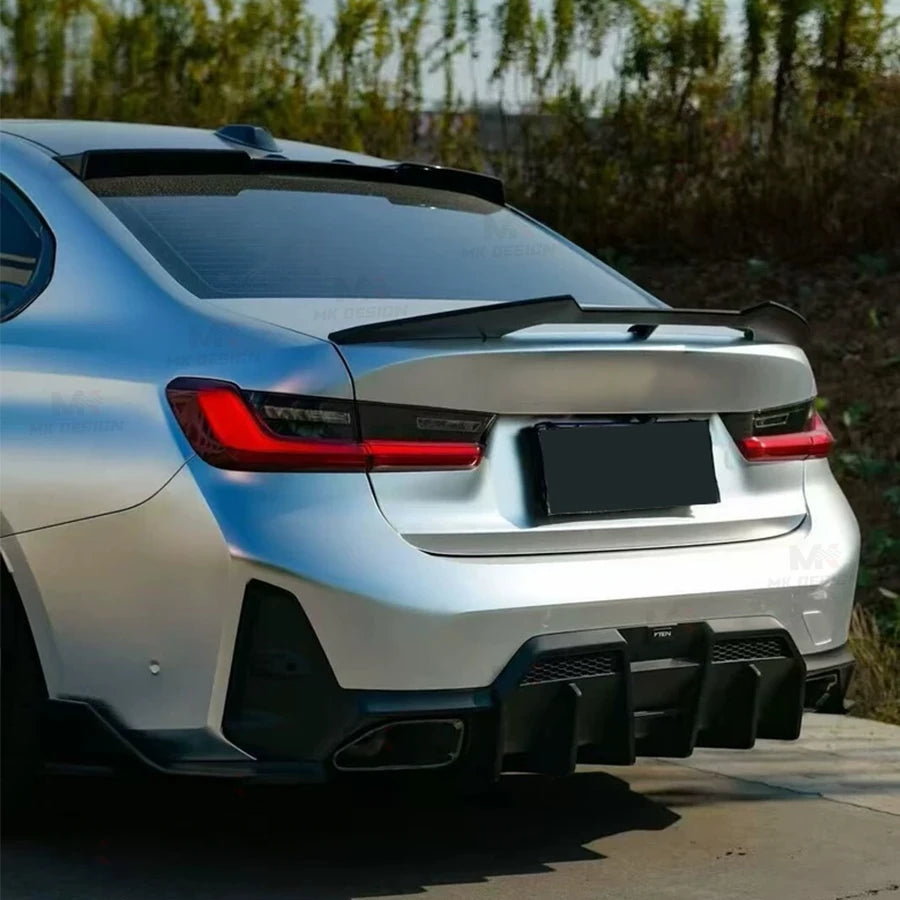 For BMW 3 Series G20 G28 Vten V2 Pp Rear Bumper Lip Diffuser Lci