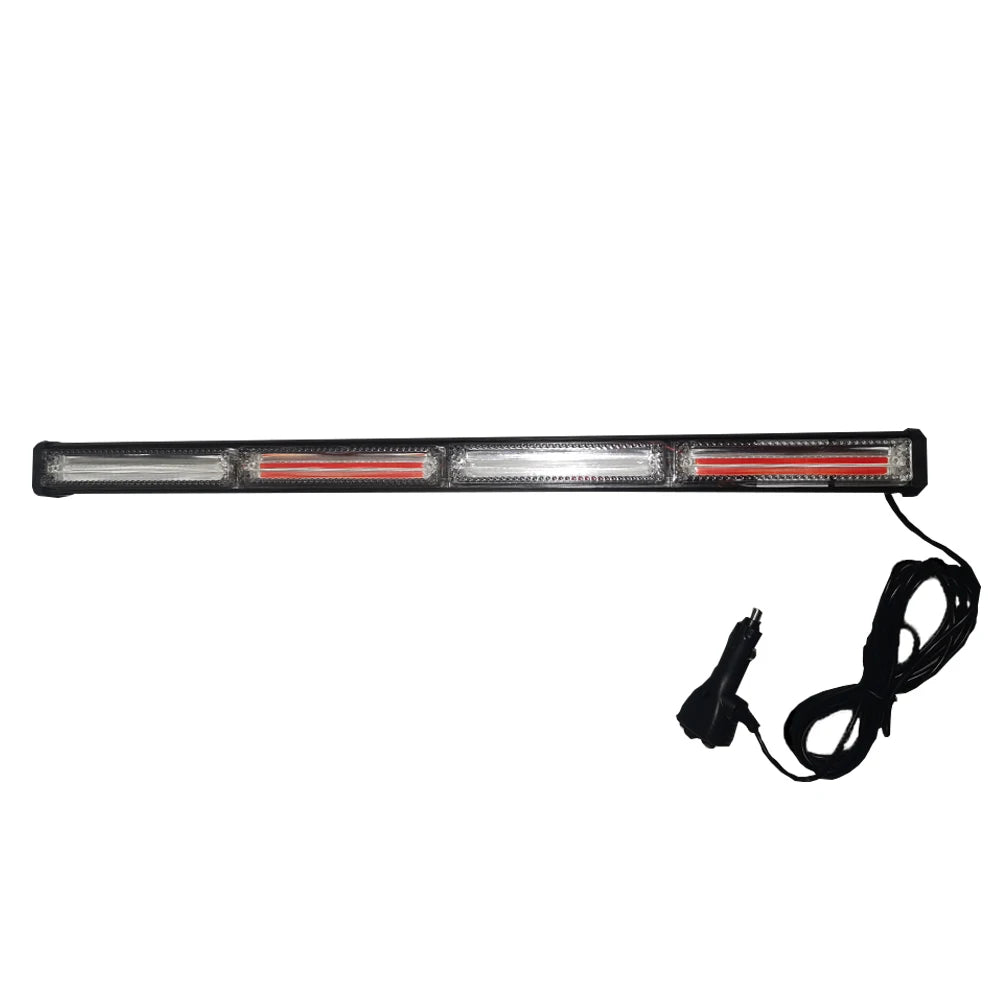 For 9-40V Flash 59CM Blue Red Color Waterproof Strobe Warning