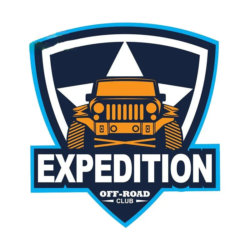 13CM Expedition Travel Sticker Never Stop Exploring Decal Jdm