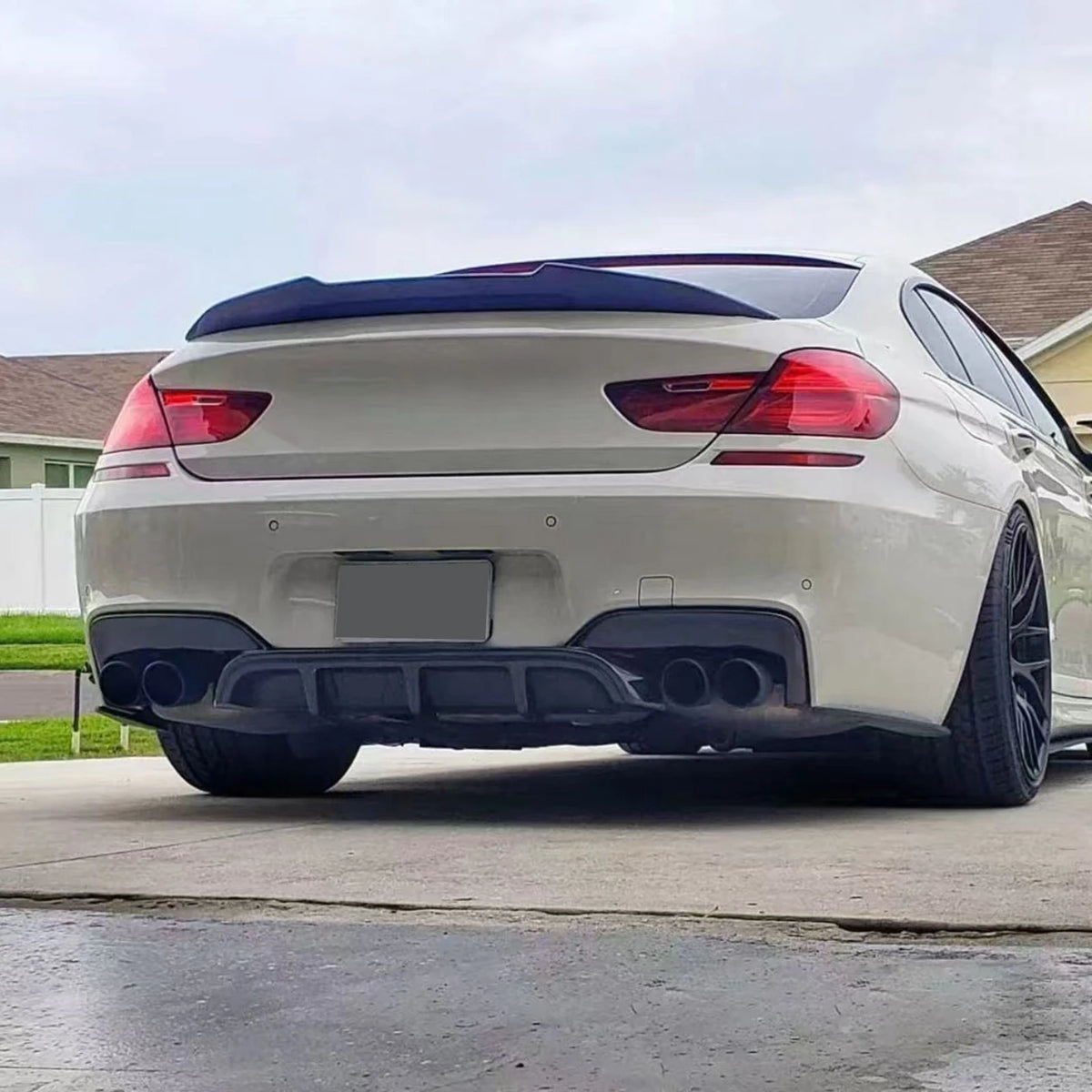 For BMW F06 F12 F13 M Sport 2011-2018 Rear Bumper Diffuser Lip