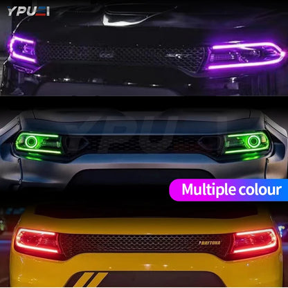 For 2015-up Dodge Charger Smartphone Remote Rgbw Multicolor