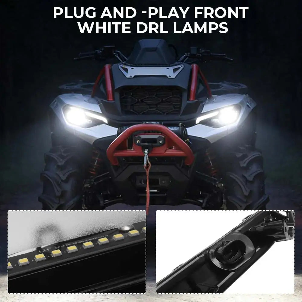 For Can-Am Outlander 1000R Max 2025 ATV 2PC Front Drl Bumper
