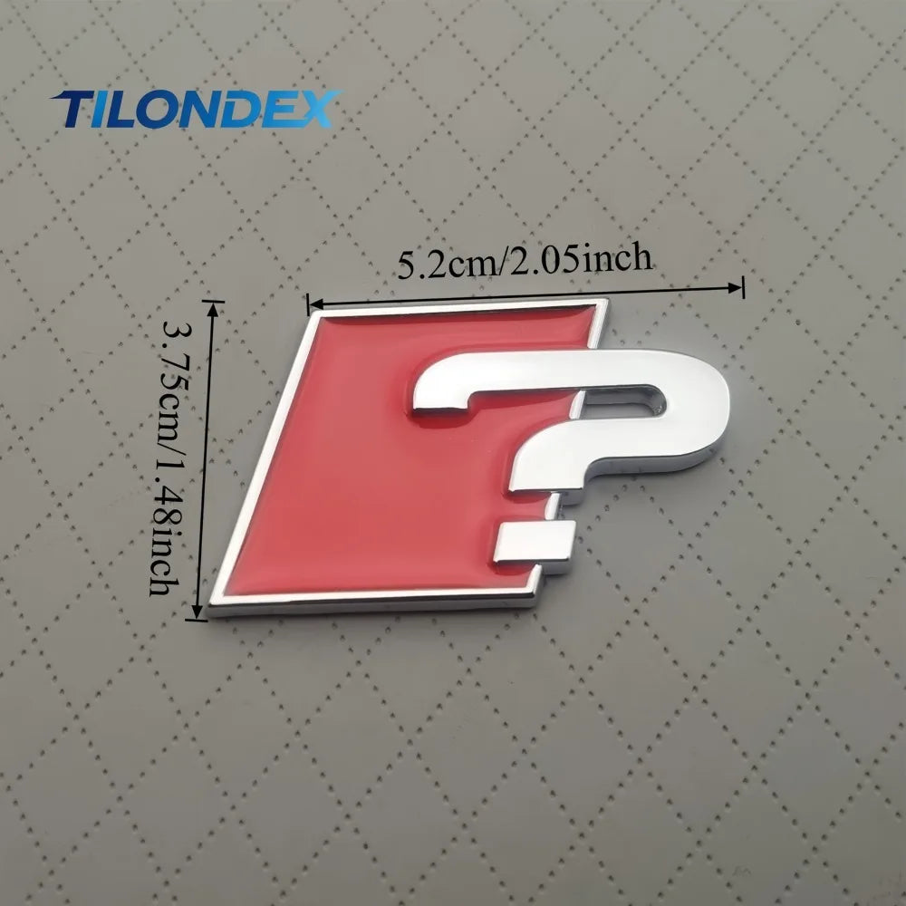 For Rear Trunk Side Fender Tilondex 1PC 3D Metal Emblem Badge