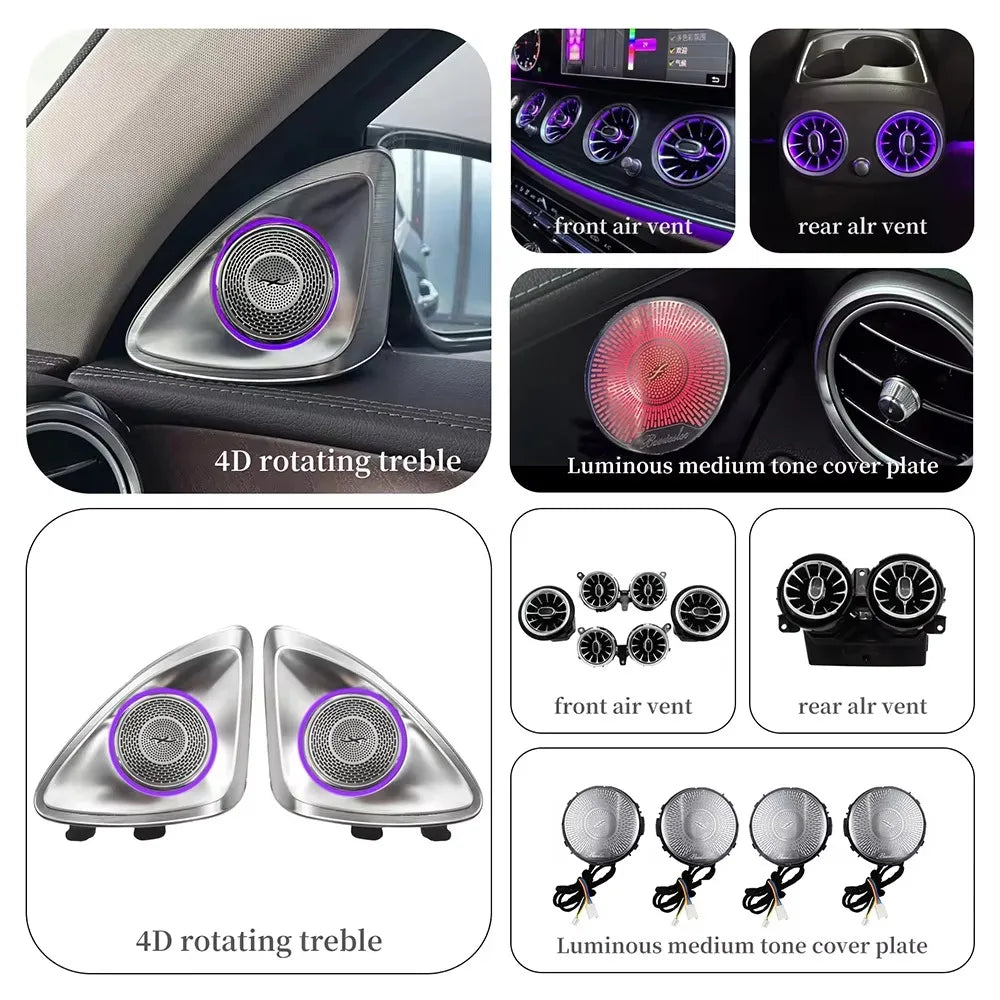 For Mercedes-Benz E-Class E-coupe Ambient Kit Colors e-w213 238