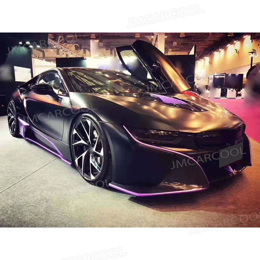 For BMW I8 2015-2021 Forged Carbon Fiber Front Bumper Splitter