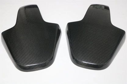 For BMW M8 F91 F97 F98 Dry Carbon SEAT Back Covers Trims Fiber