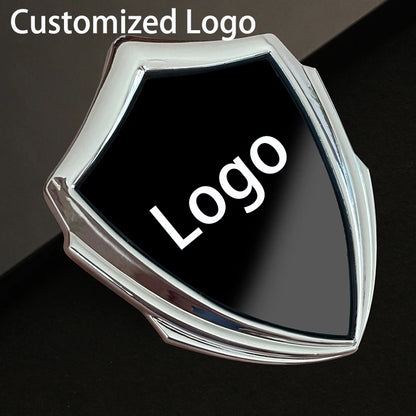 Stickers Stainless Steel Logo Replacement Sticker Trunk