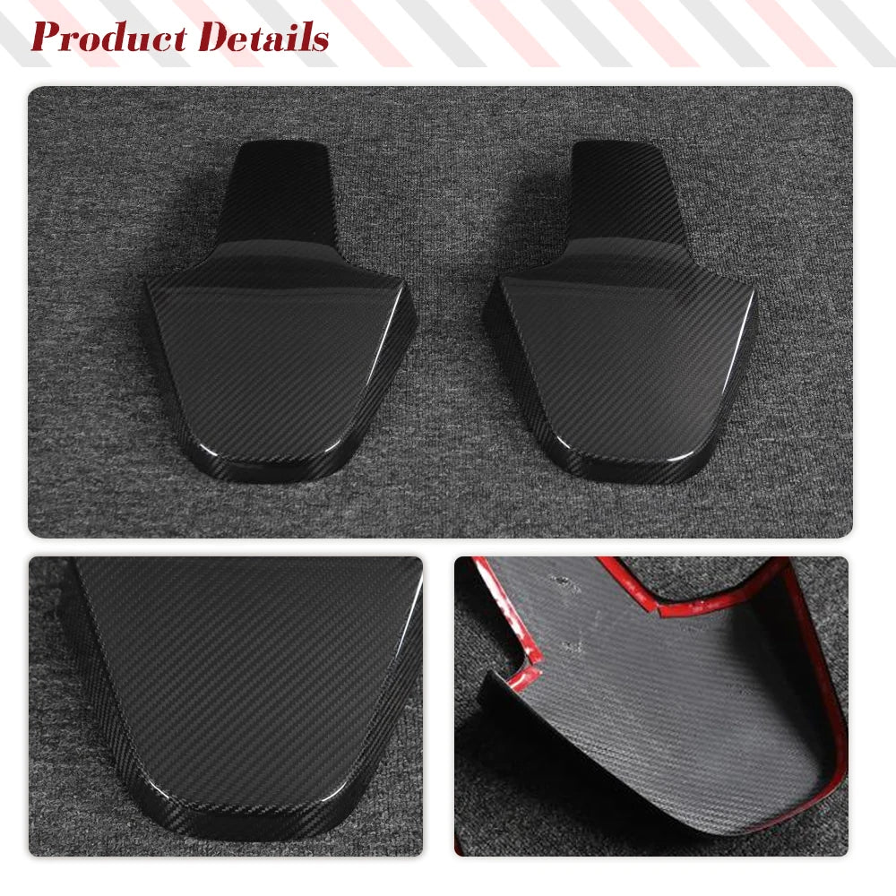 For BMW G87 M2 G80 G81 Dry Carbon Fiber Inner SEAT Back Covers