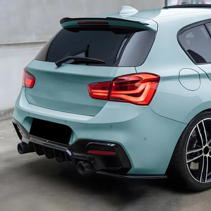 For BMW 1 Series F20 F21 Lci M Sport 2015-2019 Gloss Black Rear