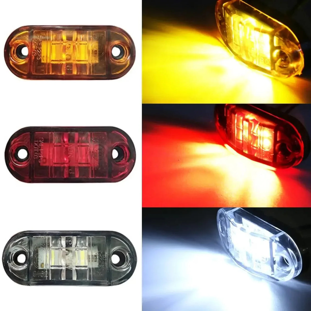 For Trailer 12 24V Durable Side Marker Trucks Cars Waterproof