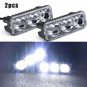 2PCS 3LED Super White Power Work 6000K 7000K Drl