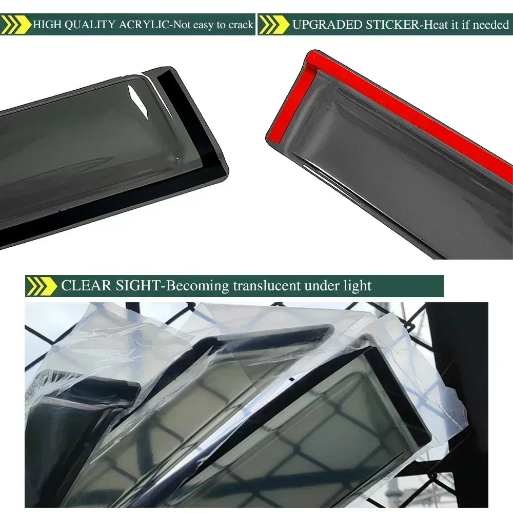 For BMW X3 G01 2018 2019 Window Visor 2020 2021 2022 2023 Wind