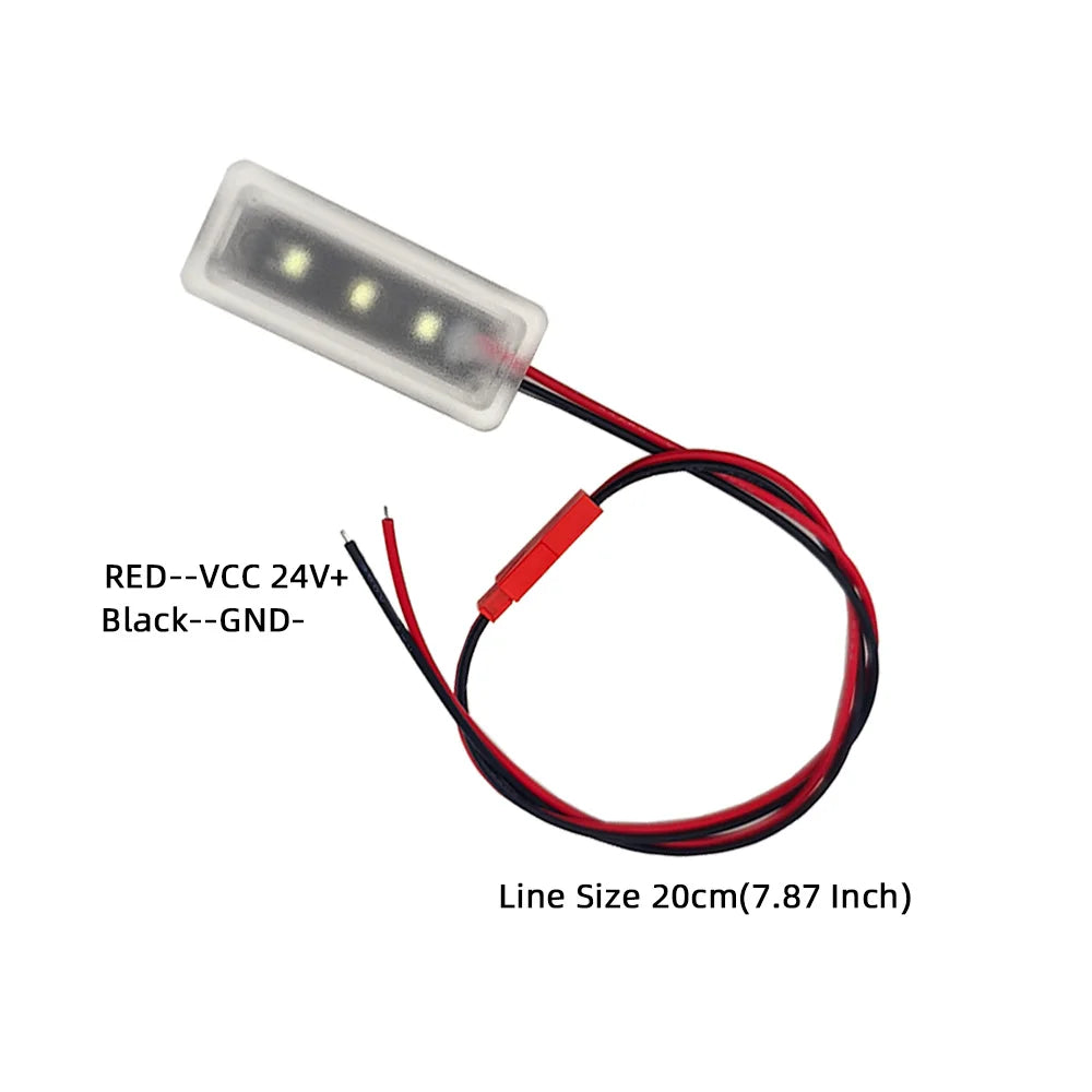 Truck Interior Ambient 24V Foot Lighting Small Rectangular