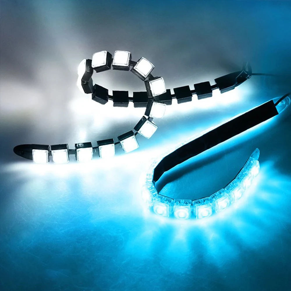 2PCS Bright Daytime Running Flexible Extendable Drl Fog Driving