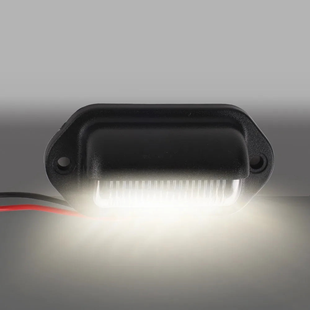 Multi Use 6LED Truck License Plate 12V 24V Motorcycle