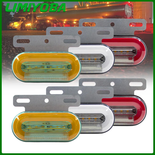 For 12V 24V 10PCS 24 Side Marker External Signal Indicator