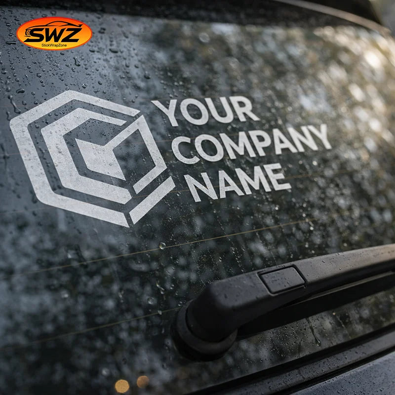 Custom Business Logo Sticker Professional Large Size Branding
