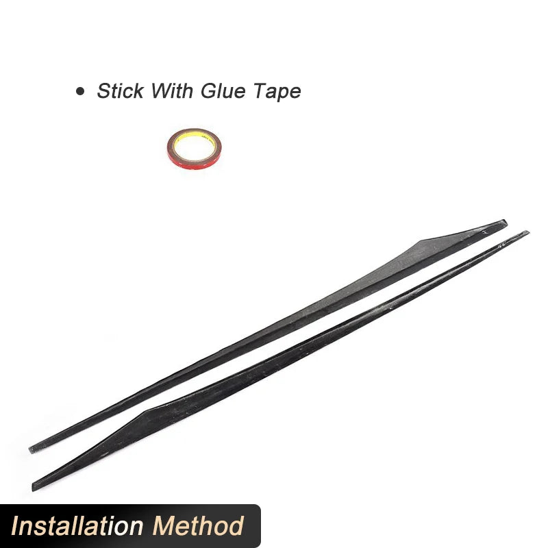 For BMW 6 Series F06 Gran Side Skirts Extensions Carbon Fiber