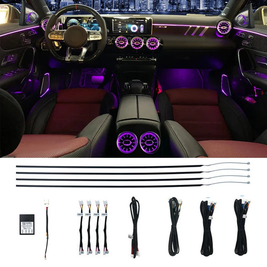 For Mercedes Benz A B Cla Interior Bars Footlight Atmosphere