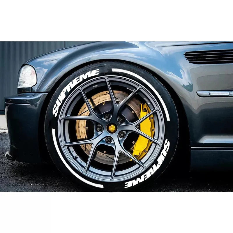 For 14"-22" Wheels 8 Kits Permanent Tire Lettering Sticker