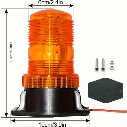 For Mower ATV Amber Strobe Forklift Beacon Safety Warning