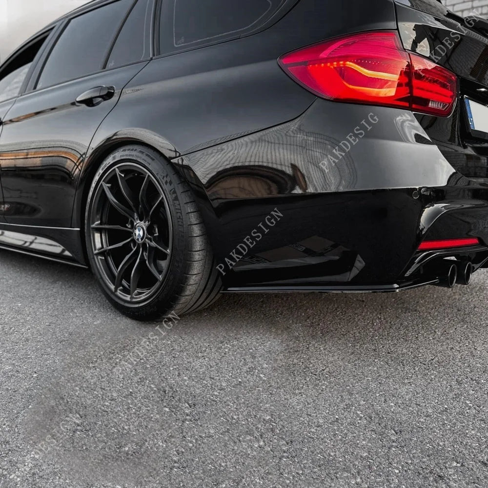 For BMW 3 Series F30 F31 Rear Bumper Splitter Spoiler Corner