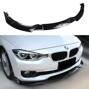For BMW F30 F31 3PCS Front Bumper Splitter Lip Spoiler Diffuser