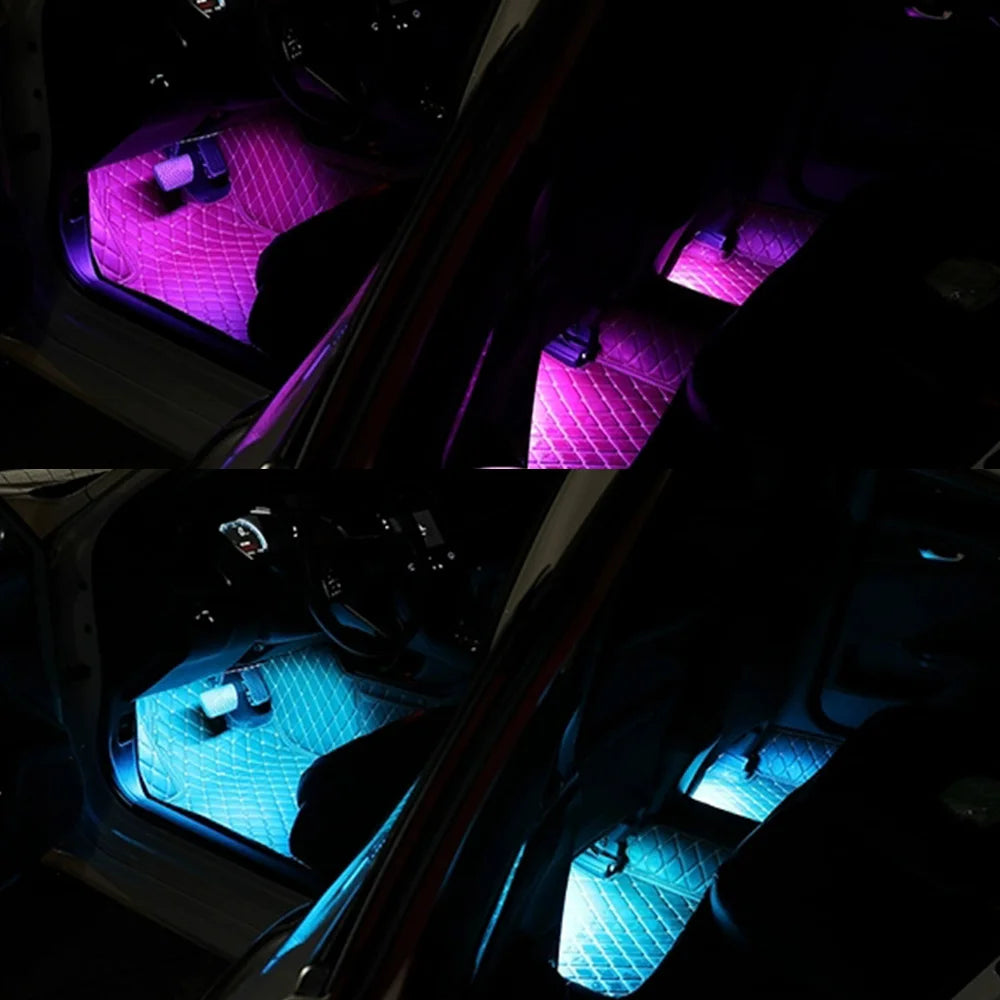 Truck Interior Ambient 24V Foot Lighting Small Rectangular