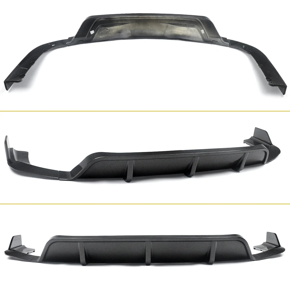 For 2014-19 BMW X6 F16 Front Body Aero Kit Lip Rear Diffuser