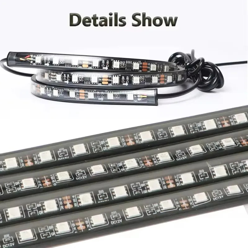 RGB Exterior Strip APP Remote Control Under Tube Underglow