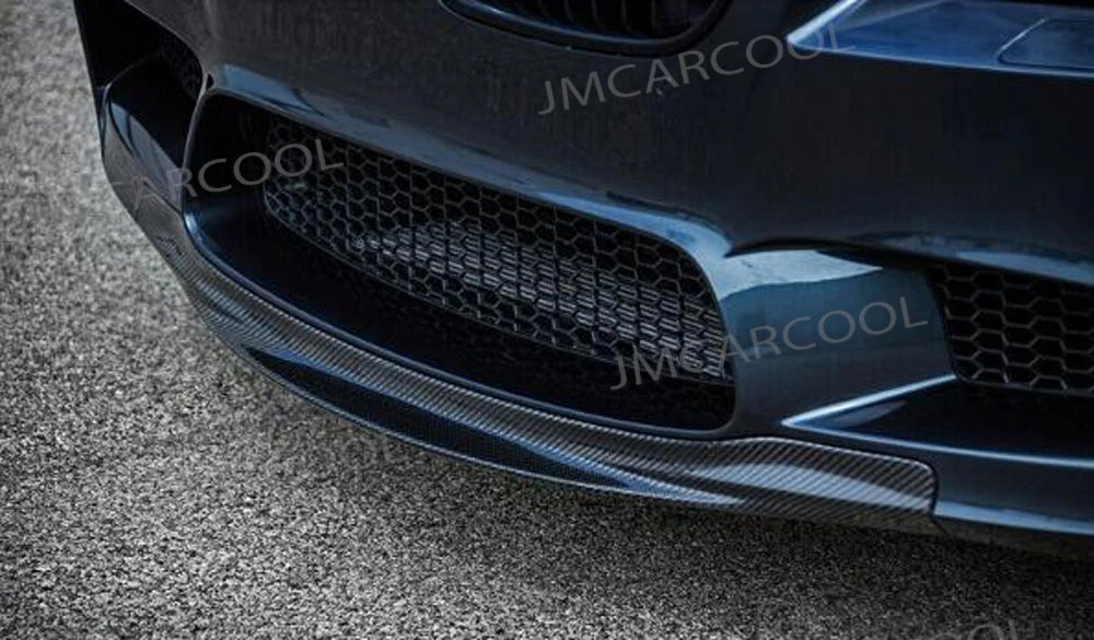 For BMW 5 Series F10 M5 Carbon Fiber Front Bumper Lip Chin