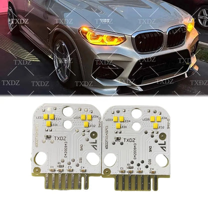 For 2019-2021 BMW X3 X3M F97 Amber Daytime Running Drl Boards