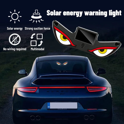 1PCS Warning Dynamic Devil S Eye Window type-c Solar