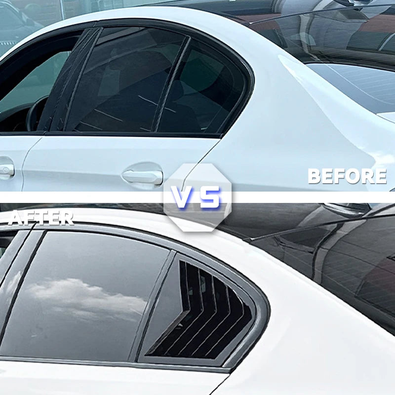 For BMW 5 Series G30 2018-2023 2PCS Rear Window Quarter Louver