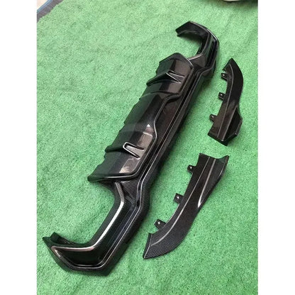 For BMW 4 Series G22 G23 Carbon Fiber Diffuser Rear Bumper