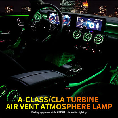 For Mercedes-Benz A Cla Class W177 64color Air Vent APP Control
