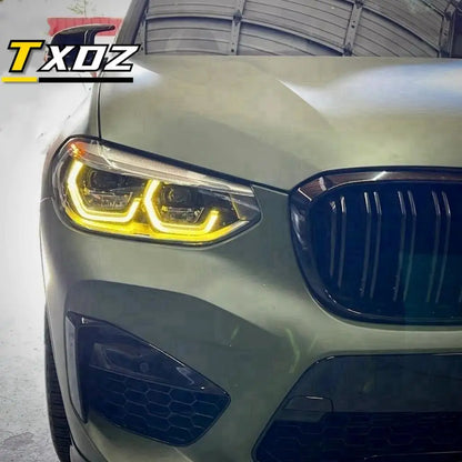 For 2019-2021 BMW X3 X3M F97 Amber Daytime Running Drl Boards