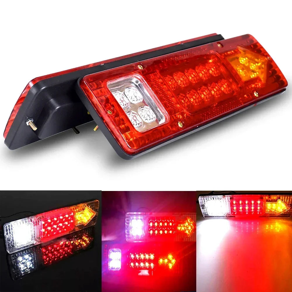For Trailer Lorries Boat 19LED Tail 12V 24V Turn Signal Assembly